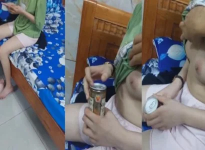 Cô gái mới lớn và quấn quýt trong nhà nghỉ